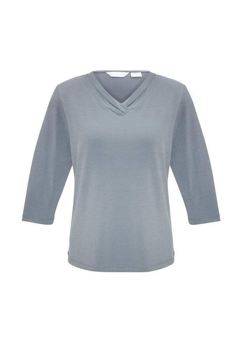 Biz Collection Corporate Wear Silver / 6 Biz Collection Women’s Lana 3/4 Sleeve Top K819lt