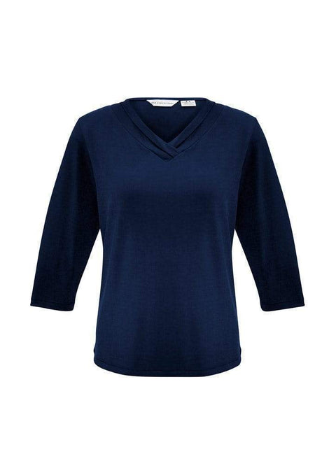 Biz Collection Corporate Wear Ink / 6 Biz Collection Women’s Lana 3/4 Sleeve Top K819lt