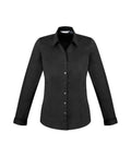 Biz Collection Corporate Wear Black / 6 Biz Collection Women’s Monaco Long Sleeve Shirt S770ll