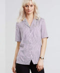Biz Collection Corporate Wear Biz Collection Women’s Stripe Oasis Overblouse S266ls