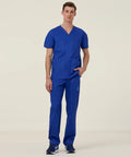 Carl V Neck Scrub Top  CATRFV-BLA - Simply Scrubs Australia