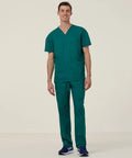 Carl V Neck Scrub Top  CATRFV-BLA - Simply Scrubs Australia