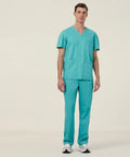 Carl V Neck Scrub Top  CATRFV-BLA - Simply Scrubs Australia