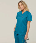 Carl Unisex V-Neck Scrub Top CATRFV  Simply Scrubs Australia