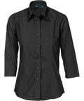 DNC Workwear Corporate Wear DNC WORKWEAR Ladies Polyester 3/4 Sleeve Cotton Shirt 4203