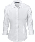 DNC Workwear Corporate Wear White / 6 DNC WORKWEAR Ladies Polyester 3/4 Sleeve Cotton Shirt 4203