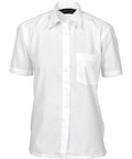 DNC Workwear Corporate Wear White / 6 DNC WORKWEAR Ladies Polyester Cotton Short Sleeve Poplin Shirt 4201