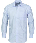 DNC Workwear Corporate Wear Light Blue / 37 DNC WORKWEAR Men’s Tonal Stripe Long Sleeve Shirt 4156