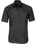 DNC Workwear Corporate Wear Black / S DNC WORKWEAR Polyester Cotton Short Sleeve Business Shirt 4131