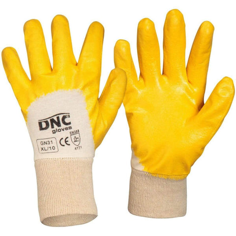 DNC Workwear PPE Orange/Nature / XL/10 DNC WORKWEAR Orange Nitrile Dip GN31