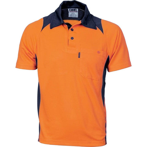 DNC Workwear Work Wear DNC WORKWEAR Cool Breathe Short Sleeve Action Polo Shirt 3893