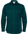 DNC Workwear Work Wear DNC WORKWEAR Cool-Breeze Cotton Long Sleeve Work Shirt 3208