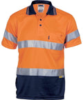 DNC Workwear Work Wear DNC WORKWEAR Hi-Vis D/N Cool Breathe Polo Shirt With 3M 8906 R/Tape - Short Sleeve 3911