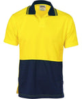 DNC Workwear Work Wear DNC WORKWEAR Hi-Vis Two-Tone Food Industry Short Sleeve Polo 3903