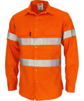 DNC Workwear Work Wear Orange / XS DNC WORKWEAR Patron Saint Flame Retardant ARC Rated Long Sleeve Taped Shirt with 3M FR Tape  3405