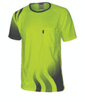 DNC Workwear Work Wear DNC WORKWEAR Wave Hi-Vis Sublimated Tee 3562
