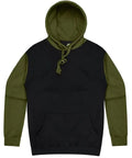 Aussie Pacific Monash Men's Hoodies 1530  Aussie Pacific BLACK/MILITARY GREEN S 