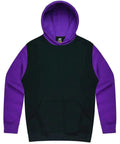 Aussie Pacific Monash Kids Hoodie 3530  Aussie Pacific BLACK/ELECTRIC PURPLE 4 