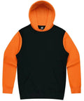 Aussie Pacific Monash Kids Hoodie 3530  Aussie Pacific BLACK/ELECTRIC ORANGE 4 