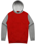 Aussie Pacific Monash Kids Hoodie 3530  Aussie Pacific RED/GREY 4 