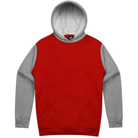 Aussie Pacific Monash Kids Hoodie 3530  Aussie Pacific RED/GREY 4 