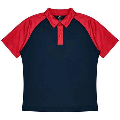 Aussie Pacific Manly Mens Polo 1318  Aussie Pacific NAVY/RED S 