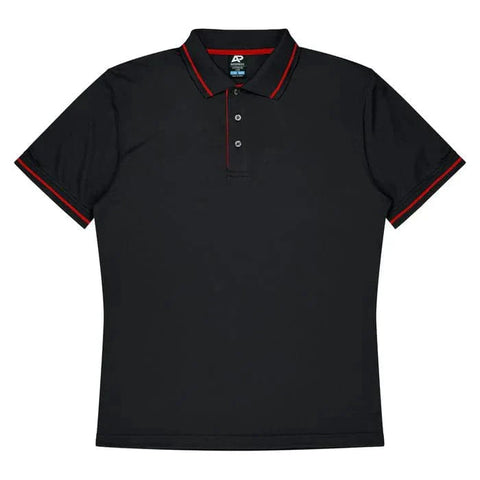 Aussie Pacific Cottesloe Men's Polo Shirt 1319  Aussie Pacific BLACK/RED S 