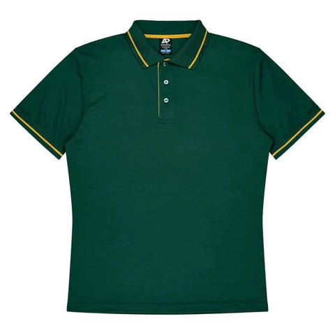 Aussie Pacific Cottesloe Men's Polo Shirt 1319  Aussie Pacific BOTTLE/GOLD S 