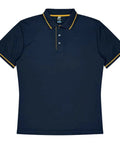 Aussie Pacific Cottesloe Men's Polo Shirt 1319  Aussie Pacific NAVY/GOLD S 