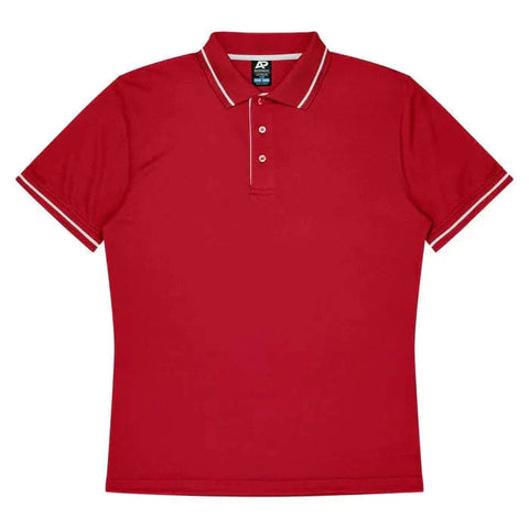 Aussie Pacific Cottesloe Men's Polo Shirt 1319  Aussie Pacific RED/WHITE S 