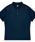 Aussie Pacific Currumbin Men's Polo Shirt 1320  Aussie Pacific NAVY/RED S 