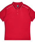 Aussie Pacific Currumbin Men's Polo Shirt 1320  Aussie Pacific RED/WHITE S 