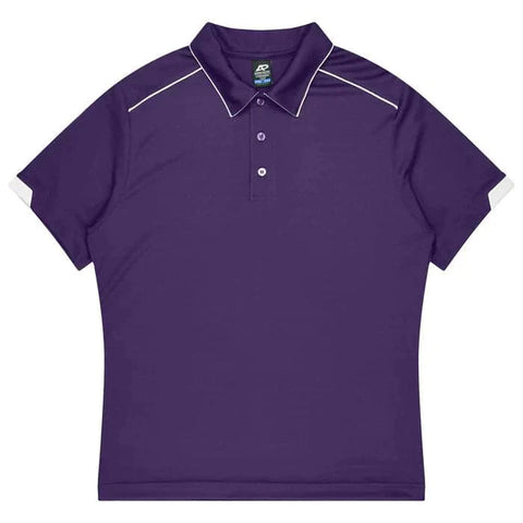 Aussie Pacific Currumbin Men's Polo Shirt 1320  Aussie Pacific PURPLE/WHITE S 