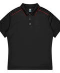 Aussie Pacific Currumbin Men's Polo Shirt 1320  Aussie Pacific BLACK/RED S 