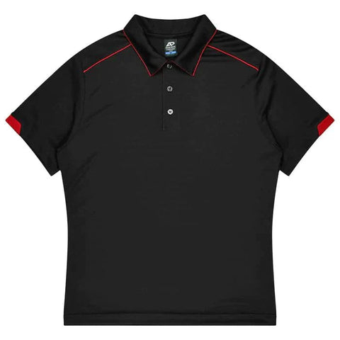 Aussie Pacific Currumbin Men's Polo Shirt 1320  Aussie Pacific BLACK/RED S 