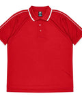 Aussie Pacific Double Bay Men's Polo Shirt 1322  Aussie Pacific RED/WHITE S 