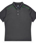 Aussie Pacific Currumbin Men's Polo Shirt 1320  Aussie Pacific SLATE/BLACK S 