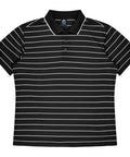 Aussie Pacific Vaucluse Men's Polo Shirt 1324  Aussie Pacific BLACK/WHITE S 