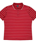 Aussie Pacific Vaucluse Men's Polo Shirt 1324  Aussie Pacific RED/WHITE S 