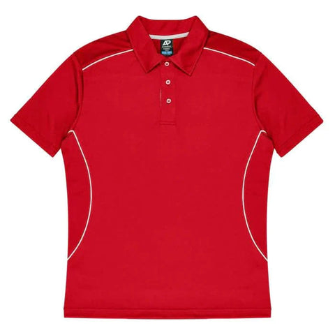 Aussie Pacific Kuranda Men's Polo Shirt 1323  Aussie Pacific RED/WHITE S 