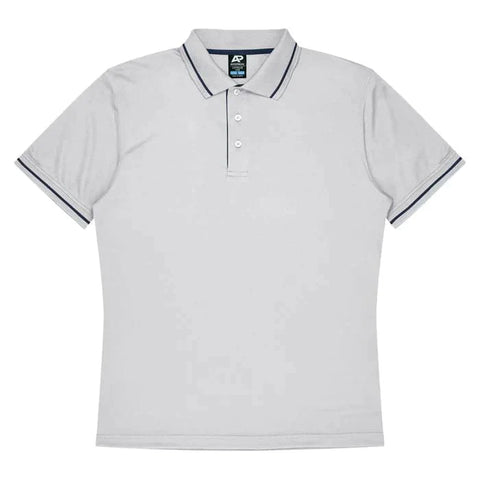 Aussie Pacific Cottesloe Kids Polo Shirt 3319  Aussie Pacific WHITE/NAVY 4 