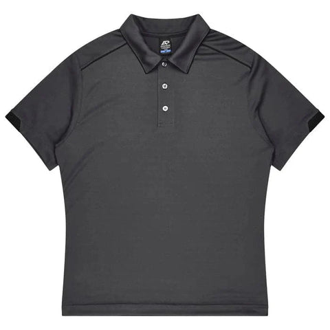 Aussie Pacific Currumbin Kids Polo Shirt 3320  Aussie Pacific SLATE/BLACK 4 