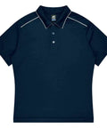 Aussie Pacific Currumbin Kids Polo Shirt 3320  Aussie Pacific NAVY/WHITE 4 