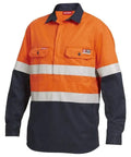 Hard Yakka FR Hi Vis Two Tone Taped Shirt Y04550 Metro Workwear.