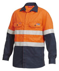 Hard Yakka Work Wear Orange/Navy / S Hard Yakka FR long sleeve shirt Y04350