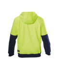 Hard Yakka 2 Tone Hi Vis Fleece Hoodie Y19325 Work Wear Hard Yakka   