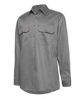 Hard Yakka Cotton Drill Long Sleeve Shirt Y07500 Work Wear Hard Yakka Grey (GRY) XS 