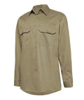 Hard Yakka Cotton Drill Long Sleeve Shirt Y07500 Work Wear Hard Yakka Khaki (KHA) XS 