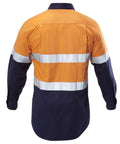 Hard Yakka Two Toned Reflective Taped Shirt Y07990 Work Wear Hard Yakka   