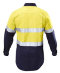 Hard Yakka Two Toned Reflective Taped Shirt Y07990 Work Wear Hard Yakka   